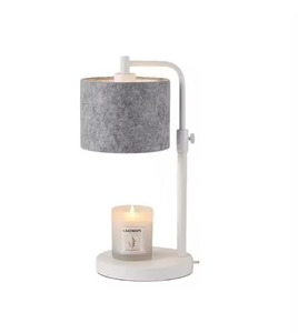 Lampe chauffe-bougie en métal avec minuterie et hauteur réglable pour bougies en pot - Cadeaux pour femmes et cadeaux de fête d'anniversaire ou de déménagement - Product Image 1