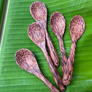 Handicrafts Handmade Wooden Spoon <b>Mirror</b> Eco-Friendly Durable Premium Natural Wood Kitchen Utensils for Cooking Serving Dining - Product Image 1