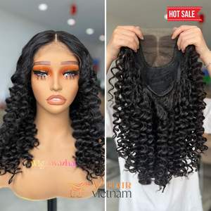 Grado 12A Extensiones de cabello de trama negra ondulada profunda 100% Paquetes de cabello crudo vietnamita Tejido Precio al por mayor - Product Image 4