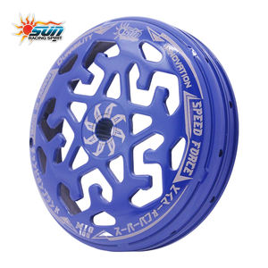 SUN Racing Nueva Tapa de Embrague de Acero Azul para Scooter Yamaha MIO100, Alta Durabilidad, Mejora de CVT, Embalaje Blister - Product Image 2
