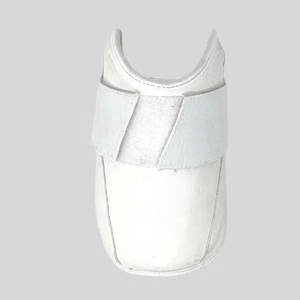 WARPRO INDUSTRY Protège-coudes en polyester respirant universel unisexe, protection antichoc, fermeture éclair, toutes saisons, blanc - Product Image 1
