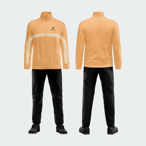 Mens tracksuit set Classic Striped jogger sweat outfit outdoor activewear | Full zip stand collar jacket and <b>pants</b> - Product Image 2