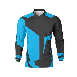 Jersey de Motocross Sublimado, Jersey de Carreras Personalizado, Transpirable, Impresión Resistente a la Decoloración, Nombre, Número y Logotipos Personalizados, Jersey de MTB - Product Image 2