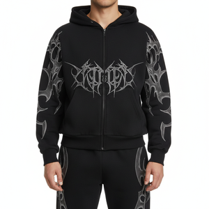 Survêtement à strass pour homme à prix bas, vente en gros, pour le sport, l'entraînement et le jogging - Product Image 3