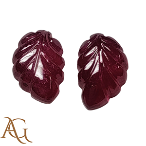 Rubí natural tallado en cristal rojo, talla en intaglio, piedra preciosa suelta, precio mayorista de fabricante para fabricación de joyas, calibrado. - Product Image 2