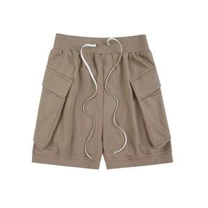 Shorts cargo multi-poches pour hommes, amples, 400g, poids lourd, vente en gros - Product Image 5