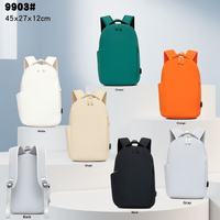 Sac à dos universitaire personnalisé avec logo pour étudiants – Design moderne et élégant en jean, fermeture éclair, port de chargement USB, grande capacité, léger, petite série