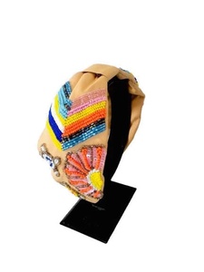 New Stylish <b>Black</b> Multicolor Knot Hairband Fashion Butterfly Embroidered <b>Headband</b> for Women and Girls Festivals and Boutique - Product Image 4