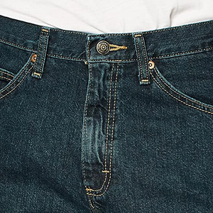 Shorts en jean mi-longs pour hommes 100 % coton délavé style décontracté taille élastique couleur unie – Short en jean décontracté pour homme style été - Product Image 3