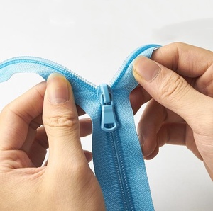 Échantillon gratuit directement de l'usine 5 #   Fermeture éclair en nylon personnalisée multicolore 20 cm à extrémité ouverte pour manteaux, vêtements et sacs - Product Image 6