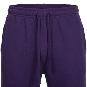 Ensemble de survêtement unisexe violet à capuche 100 % coton, couleur unie, manches longues, décontracté, avec cordon de serrage et poches, pour l'automne - Product Image 5
