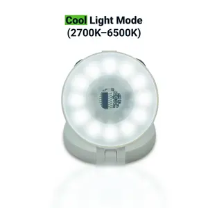 Anneau lumineux de poche MagSafe avec LED bicolore et design rotatif à 180° pour le streaming en direct - Product Image 6