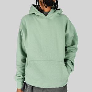 เสื้อฮู้ดดี้ผู้ชายสำหรับสตรีทแวร์ น้ำหนักเบา ผลิตจากผ้าฝ้ายผสมโพลีเอสเตอร์ มีทุกขนาด จำหน่ายจำนวนมาก - Product Image 5