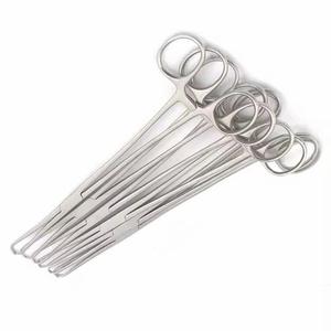 Pinces à serviettes chirurgicales réutilisables en acier inoxydable avec système de verrouillage pour salles d'opération et applications de chirurgie générale - Product Image 3