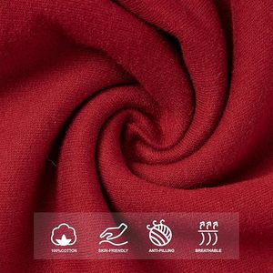 Pantalones Cortos Rojos de Algodón para Hombre, con Cordón, Color Sólido, Transpirables, Tejidos, con Bolsillos en la Cintura, Estilo de Longitud Media - Product Image 3