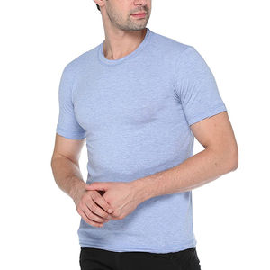 Camiseta Deportiva Casual Lisa con Logotipo Personalizado para Hombre, Tejido de Alta Calidad, 100% Algodón, Transpirable, Ecológica, Pedidos al por Mayor - Product Image 3
