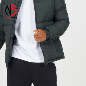 Chaqueta Acolchada con Cuello Tipo Campana de Alta Calidad, Resistente al Viento, Cálida para Invierno, Chaqueta de Burbujas para Hombre con Bolsillos - Product Image 4