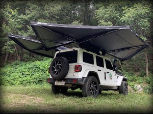 Toldo TRAP OVERLAND 270, toldo para coche resistente al viento, toldo independiente de montaje rápido, toldo resistente para 4x4, toldo para overlanding. - Product Image 1