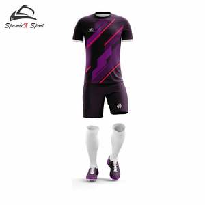 Uniformes de Fútbol Personalizados 100% Poliéster con Mangas Cortas, Diseño Sublimado, Tela Transpirable para tu Equipo, OEM ODM, CAMISETA DE FÚTBOL - Product Image 2