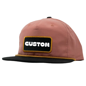 Casquette Snapback unisexe à 5 panneaux avec logo brodé personnalisé OEM Casquette de baseball Casquette réglable à bord plat pour streetwear et utilisation promotionnelle - Product Image 2