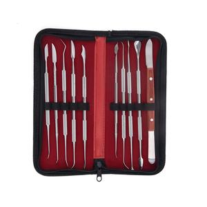Kit d'outils de sculpture en cire pour équipement de laboratoire, ensemble en acier pour la sculpture de la cire, outils de sculpture de poterie en argile, kit d'instruments dentaires par Blush Surgical - Product Image 3