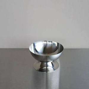 ชามไอศกรีมโลหะทนทาน ถ้วยขนมหวานสแตนเลส ตกแต่งโต๊ะครัวแบบเรียบหรู - Product Image 5