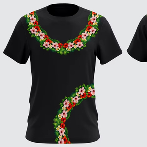 New Arrival Polynesian Tribal Chuuk Custom Designer Black Men's Jersey T-<b>Shirt</b> Sublimation Print Front High Quality Wholesale - Product Image 1