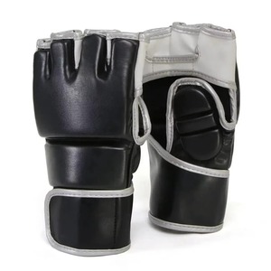ถุงมือชกมวย MMA แบบครึ่งนิ้ว ยูนิเซ็กซ์ สำหรับกิจกรรมกลางแจ้ง  ร้อยเชือก  โลโก้สั่งทำได้  ยืดหยุ่น กันน้ำ หนัง PU  OEM - Product Image 3