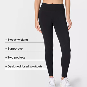 Leggings de Yoga Unisex para Mujer, Cintura Alta, Alta Compresión, Transpirables, Antibacterianos, con Costuras, de Spandex/Nylon, Largo hasta el Tobillo, con Transferencia de Calor - Product Image 4