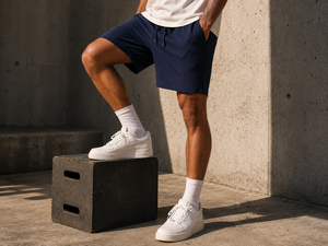 Shorts de sport personnalisés pour hommes, uniforme d'équipe, tissu extensible, taille élastique, évacuation de l'humidité, logos brodés personnalisés, imprimés - Product Image 2