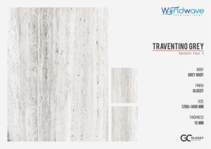 กระเบื้องพอร์ซเลนเคลือบเงาคุณภาพสูงขนาด 1200x1600 มม. สำหรับปูพื้นและผนัง ดีไซน์ทันสมัย ป้องกันแบคทีเรีย และกันลื่น - Product Image 4