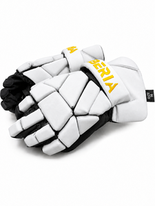 Gants de lacrosse blancs de qualité supérieure IBERIA pour hommes, vente en gros |   Gants de lacrosse rembourrés et protecteurs |   Gants d'équipe personnalisés - Product Image 1