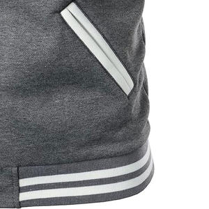 Veste universitaire personnalisée avec logo 2025, nouvelle collection hiver, prix de gros, streetwear pour hommes, avec broderie unique et qualité supérieure - Product Image 4