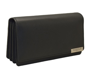 Adorable Girls Fashion Large Capacity Genuine Soft Nappa Leather Clutch <b>Wallet</b> <b>RFID</b> Feature New Classic Design Long Phone - Product Image 1