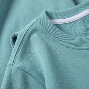 เสื้อสเวตเชิ้ตผ้าฝ้ายฟลีซหนานุ่ม ทรงโอเวอร์ไซส์  แบบยูนิเซ็กส์ สีเขียว คอกลม ทรงหลวม สไตล์สตรีท สำหรับฤดูหนาว - Product Image 6