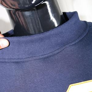 Sudadera UCSB Azul Marino con Cuello Alto, 100% Algodón, Apliques Bordados, Forro Polar Ecológico, Secado Rápido, Transpirable, Unisex - Product Image 6