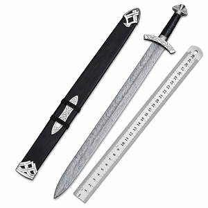 Espada Vikinga de Acero de Damasco Forjada a Mano |   Espada del Hombre del Norte |   Espada Nórdica Medieval Hecha a Mano |   Regalo para Él - Product Image 1