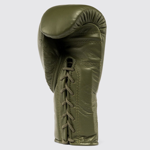 Gants de boxe en cuir entièrement personnalisés de marque propre Green Fly, équipement professionnel de combat, kickboxing, Muay Thai, Fly Boxing - Product Image 3