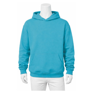 เสื้อฮู้ดดี้ผู้ชายสำหรับฤดูใบไม้ร่วง ผ้าฝ้าย 100% ทรงโอเวอร์ไซส์ ไซส์ใหญ่ ผ้าระบายอากาศ แขนยาว เป็นมิตรกับสิ่งแวดล้อม ผ้าไม่ยับ ด้านหน้า - Product Image 2