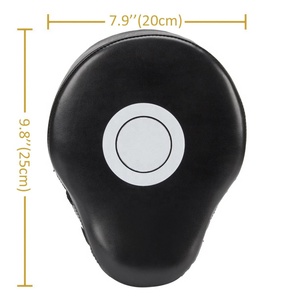 Vente en gros OEM de mitaines de boxe personnalisées en cuir Boxe Focus Kicking Pad Unisex Taekwondo Cuir de boxe incurvé Focus Mitaines de boxe - Product Image 4