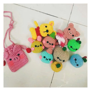 Wool Doll Soft Yarn Crochet Animals Wool Doll Handmade Vietnam Cute Toy Gift for Children Baby Shower Birthday Decoration - Product Image 5