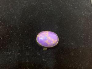 Bague élégante plaquée or avec pierre ovale, taille fixe, bijou de tous les jours pour femme, pierre naturelle, vente en gros de bagues en pierres précieuses - Product Image 2