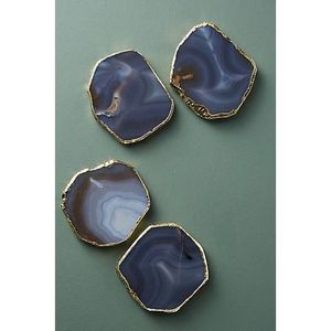 Sous-verres en résine élégants et artisanaux pour organiser des objets promotionnels ovales et ronds - Product Image 3