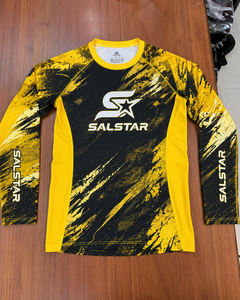 <b>Men</b> Trending Long Sleeve Rash Guard Compression Shirt Quick Dry Sporty Fit Sublimation Print Four Way <b>Stretch</b> Flexible movement - Product Image 6