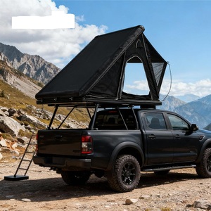 Tente de toit rigide pour voiture avec panneaux solaires, levage automatique, structure légère, pour le camping, disponible depuis les États-Unis - Product Image 5