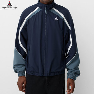 Professional Manufacturer <b>Men</b> Sportswear <b>Jacket</b> Custom Front Stand High Street Style Quick Dry <b>Long</b> Sleeve <b>Men's</b> <b>Jacket</b> - Product Image 2
