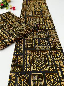 Tissu en coton imprimé africain et pagne nigérian authentiques à motifs audacieux pour le marché du vêtement en Afrique du Sud - Product Image 2