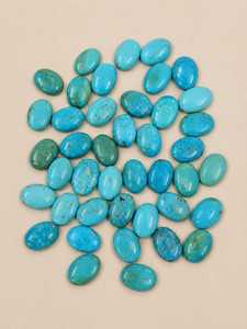 Turquesa Firoza de Aspecto Elegante, Piedras Preciosas Sueltas, Cantidad al por Mayor, para Mujeres, Fabricación de Joyas, Precio al por Mayor, Piedra Hecha a Mano - Product Image 1