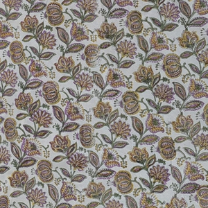 Nappe de table en coton artisanal de qualité supérieure, motif floral, imprimé à la main à Jaipur, réutilisable, personnalisable, en lin pour la salle à manger - Product Image 4