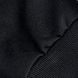 Sweat-shirt à capuche pour homme, noir et blanc, avec imprimé couronne, coupe classique, style décontracté, en polyester tricoté - Product Image 5